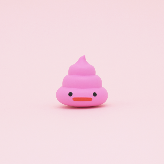 Mini Toy Series - Pinky Poop Vinyl Toy - Capsubeans Designer Toy