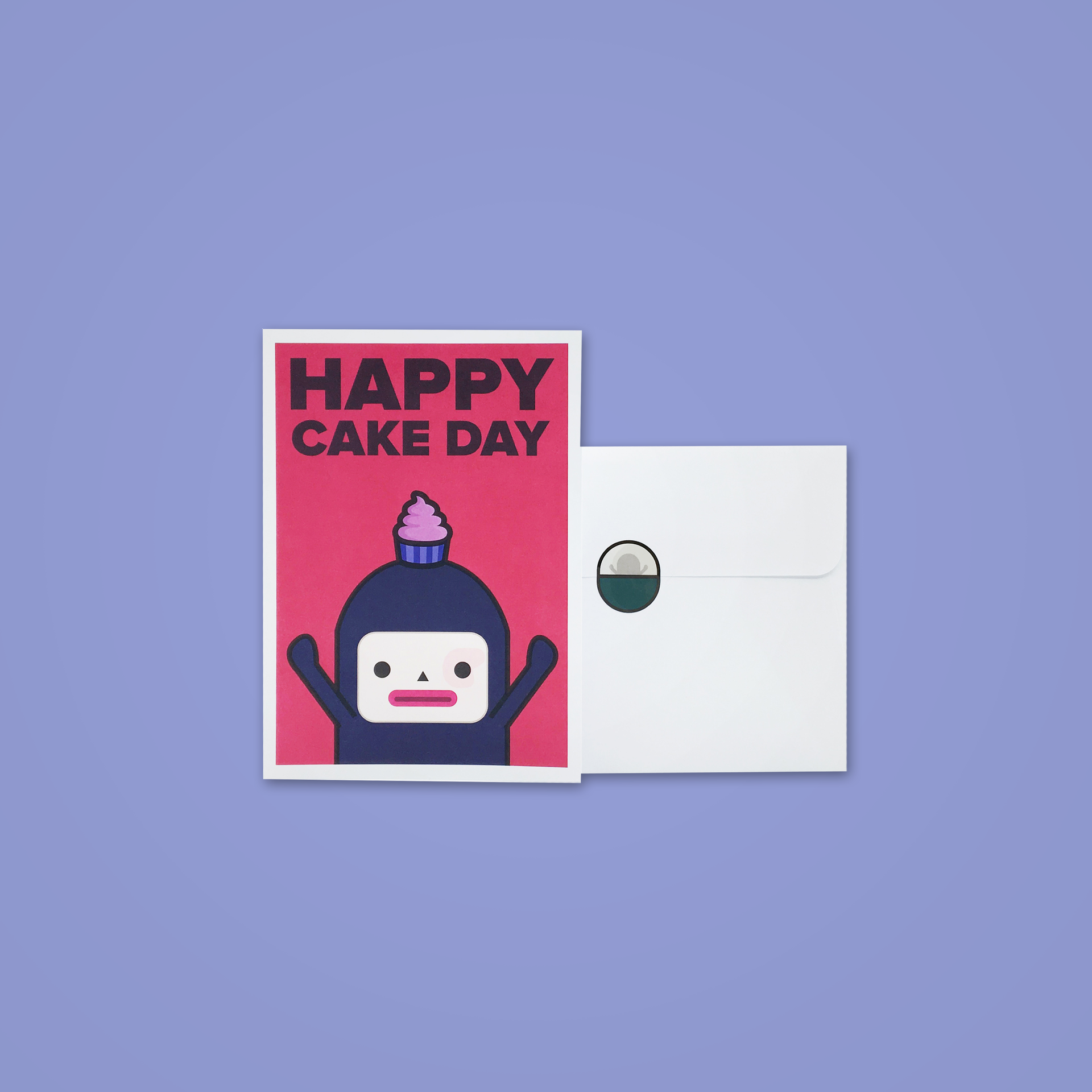 Happy Cake Day Card - Max - Capsubeans