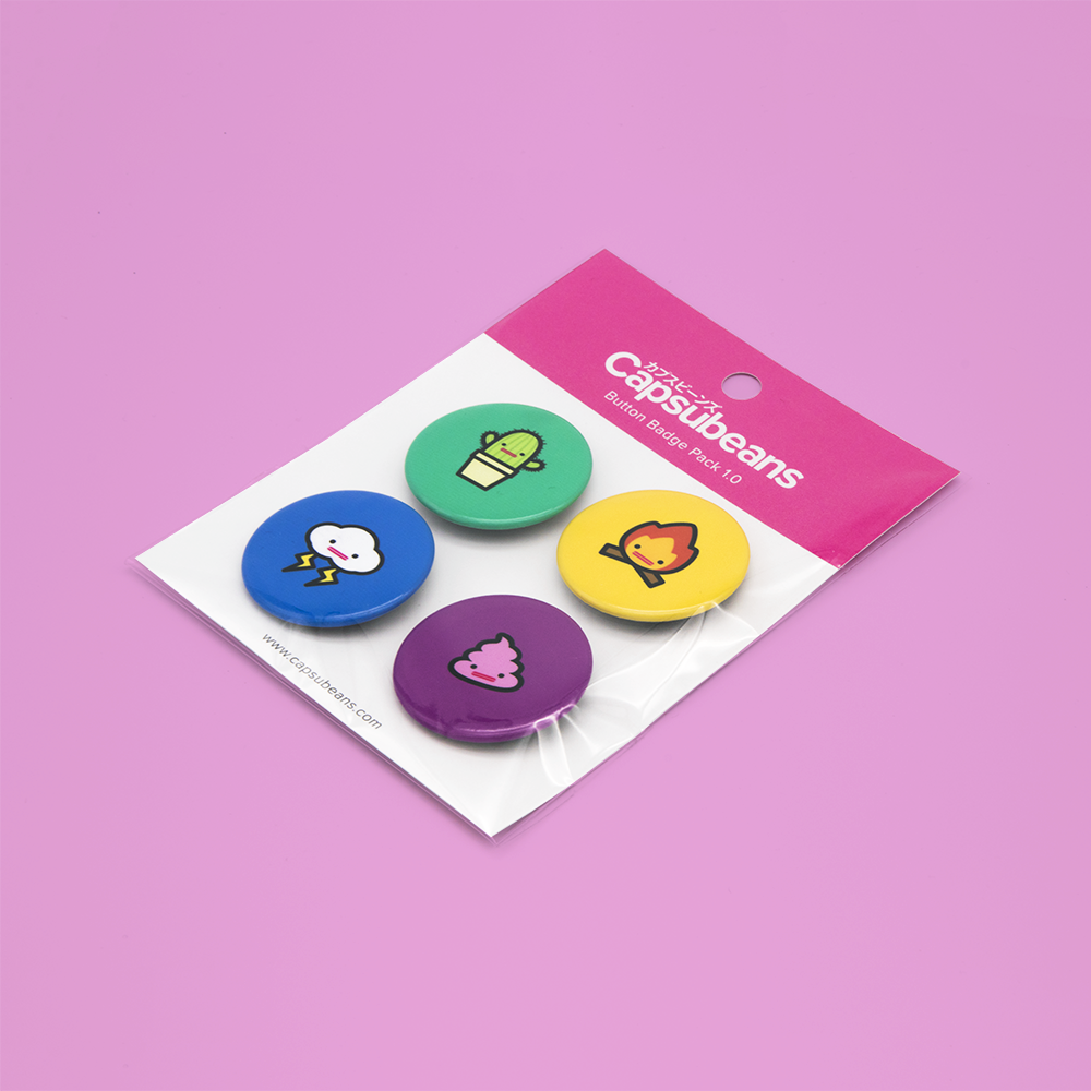 Button Badge Pack 1.0 - Capsubeans