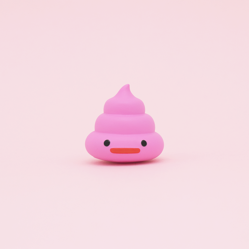 Mini Toy Series - Pinky Poop Vinyl Toy - Capsubeans Designer Toy