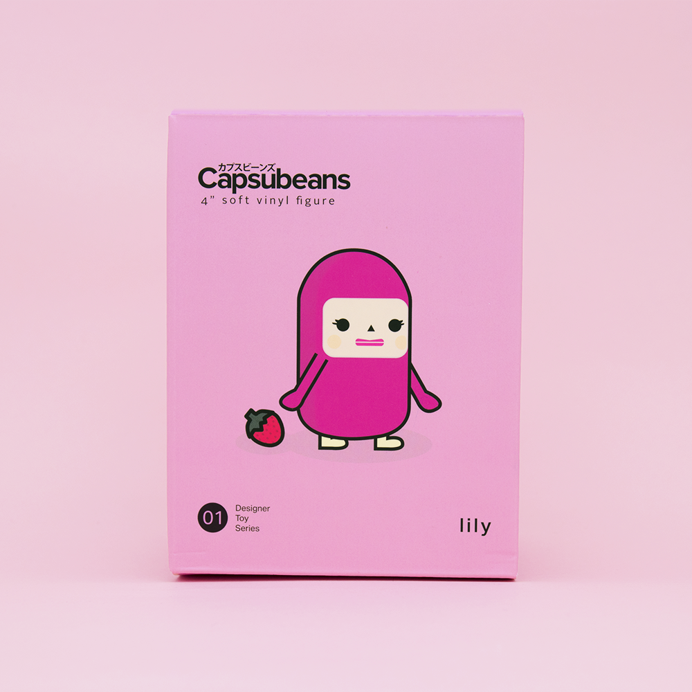 4" Vinyl Toy Figure - Lily Bean - Capsubeans Designer Toy Series