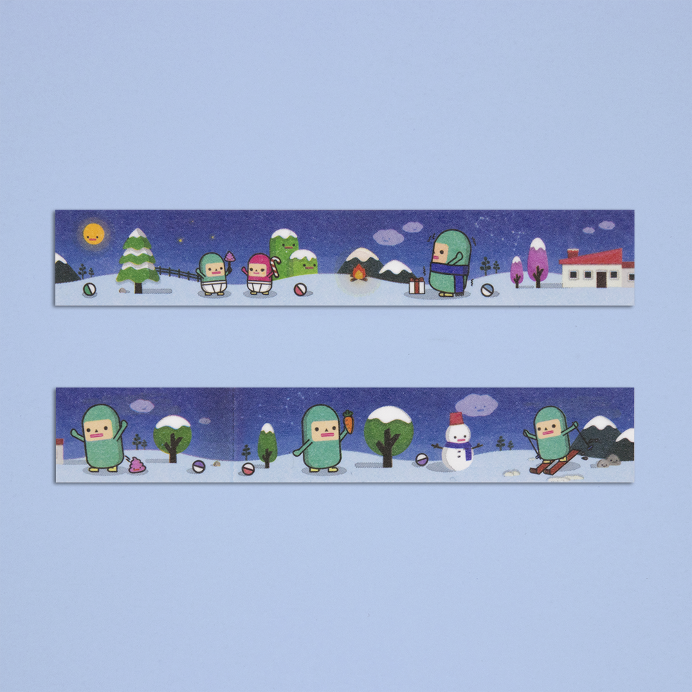 Cute Masking Tape - Winter Jack - Capsubeans Washi Tape