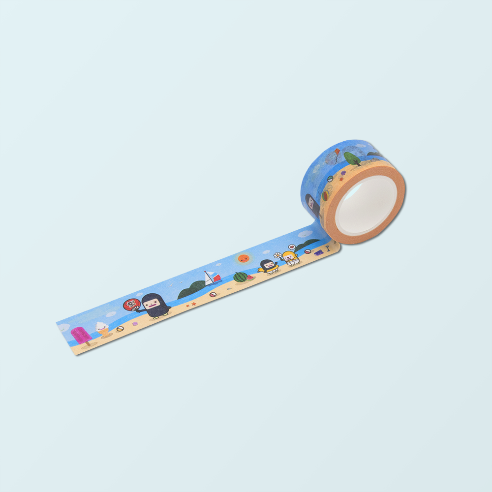 Cute Masking Tape - Summer Max - Capsubeans Washi Tape